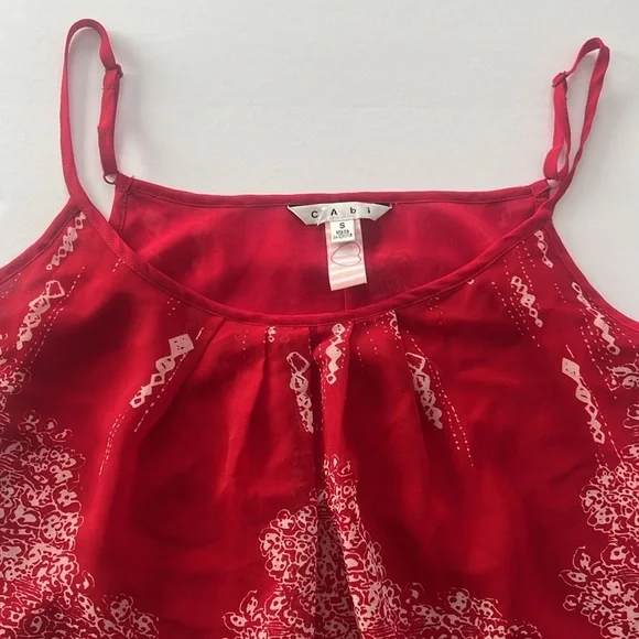 CAbi red cami top size small - Picture 4 of 8